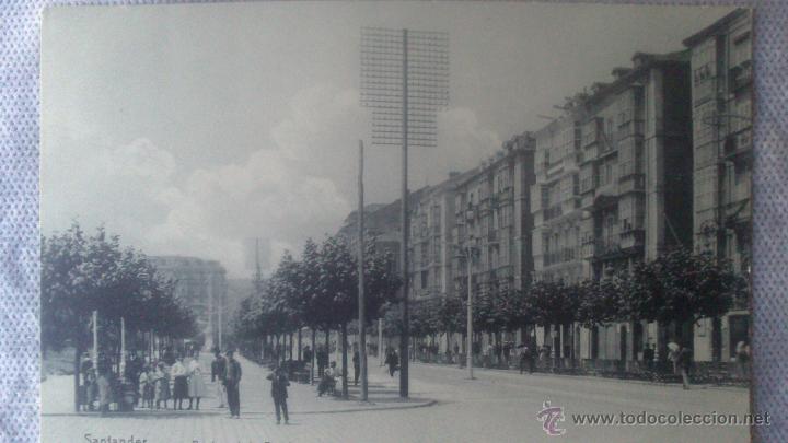 Postales: SANTANDER, PASEO DE PEREDA - Foto 1