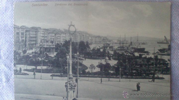 Postales: SANTANDER, JARDINES DEL BOULEVARD. - Foto 1