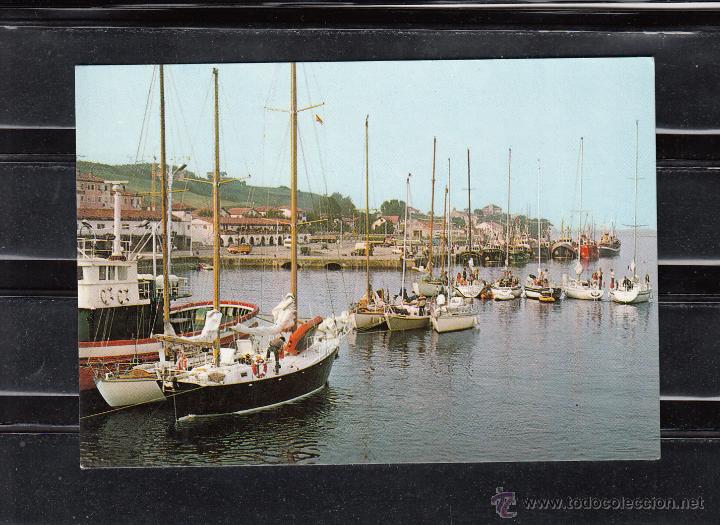 Postkarten: 50.- SAN VICENTE DE LA BARQUERA. M&Aacute;XIMA REUNI&Oacute;N DE VELEROA A PLEAMAR