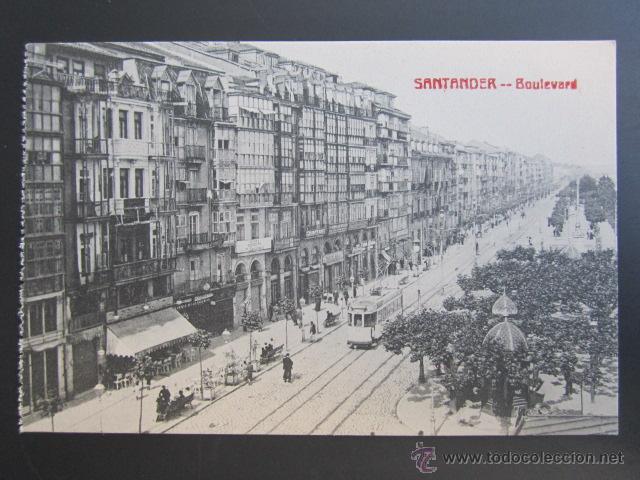 Postales: POSTAL SANTANDER. BOULEVARD - Foto 1
