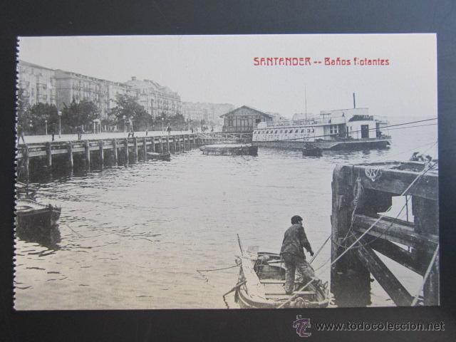 Postales: POSTAL SANTANDER. BA&Ntilde;OS FLOTANTES - Foto 1