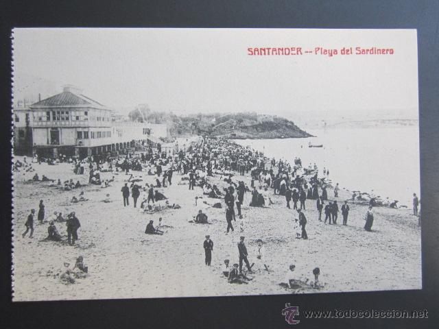 Postales: POSTAL SANTANDER. PLAYA DEL SARDINERO. - Foto 1