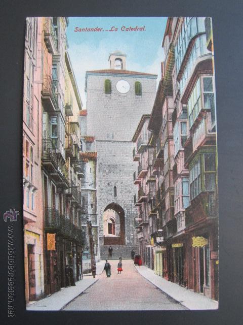 Postales: POSTAL SANTANDER. LA CATEDRAL - Foto 1