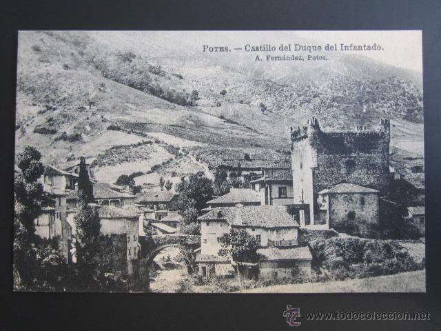 Postales: POSTAL CANTABRIA, POTES. CASTILLO DEL DUQUE DEL INFANTADO - Foto 1