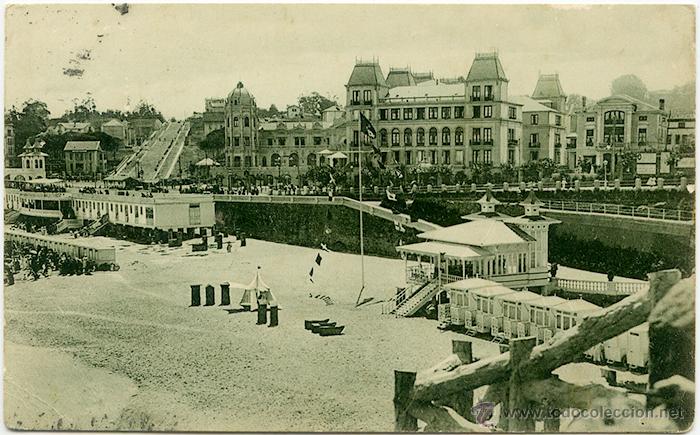 Postales: Santander. El Sardinero. La Playa Real - Foto 1