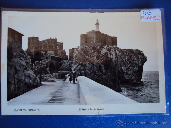 Postkarten: (PS-44452)POSTAL DE CASTRO URDIALES-EL FARO Y SANTA MARIA