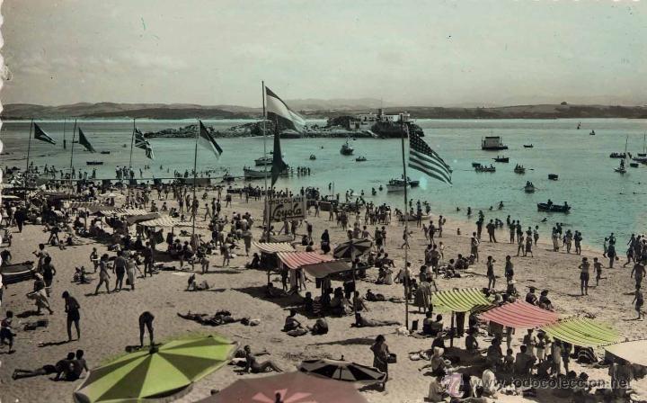 Postkarten: SANTANDER.- PLAYA DE LA MAGDALENA.