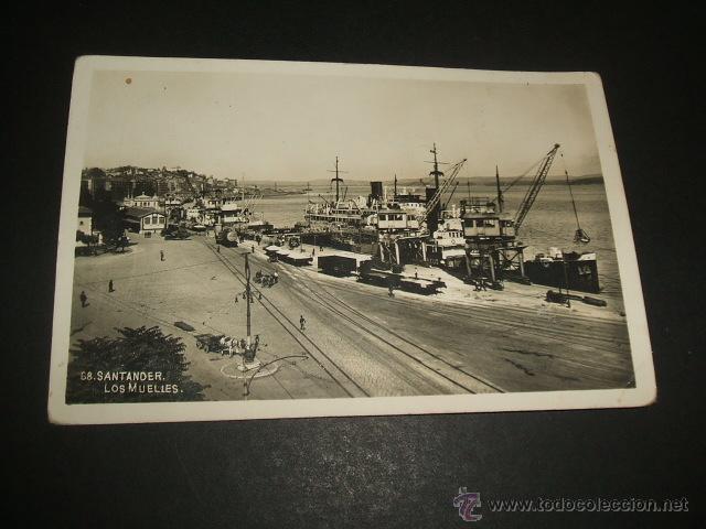 Postales: SANTANDER LOS MUELLES - Foto 1
