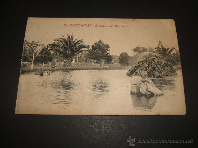 Postales: SANTANDER ESTANQUE DEL BOULEVARD - Foto 1