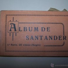 Cartes Postales: ALBUM DE SANTANDER. 1ª SERIE. VISTAS (NEGRO). CONTIENE 17 POSTALES. Lote 48463613