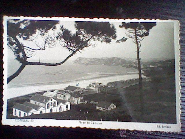 Cartoline: playa Comillas n&ordm; 50 ed Arribas escrita 1950  *B34