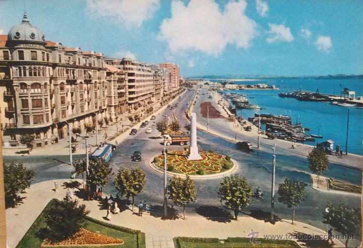 Postales: SANTANDER - CALLE DE CASTELAR - Foto 1