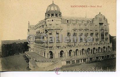 Postales: Santander. Hotel Real. Ed. Librer&iacute;a Religiosa - Foto 1