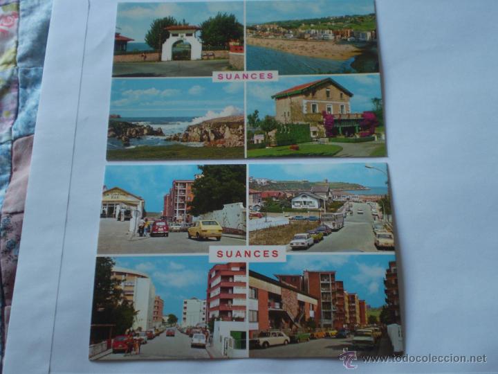 Cartes Postales: CONJUNTO DE 2 POSTALES VISTAS DE SUANCES.SANTANDER.A&Ntilde;OS 60.