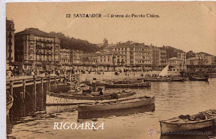 Postales: SANTANDER.- D&Aacute;RSENA DE PUERTO CHICO - Foto 1