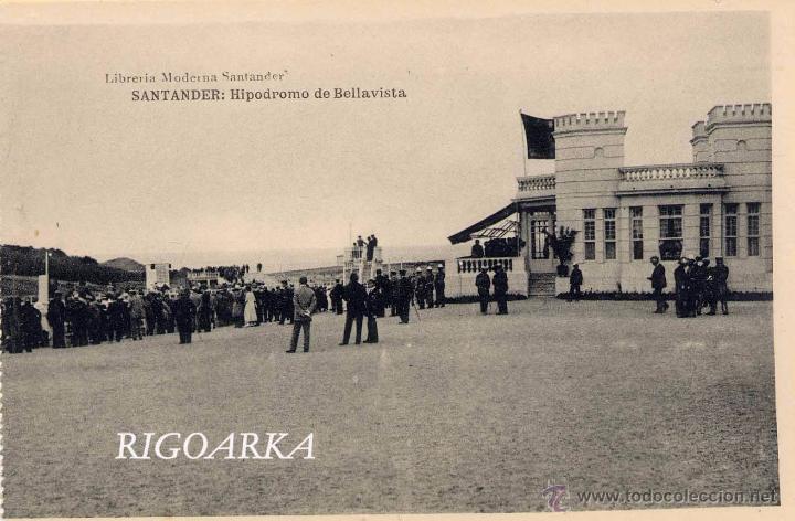 Postales: SANTANDER.- HIPODROMO DE BELLAVISTA - Foto 1