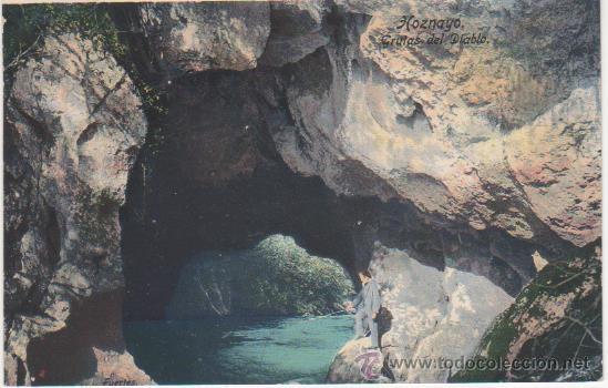 Postales: SANTANDER. HOZNAYO. GRUTA DEL DIABLO - Foto 1
