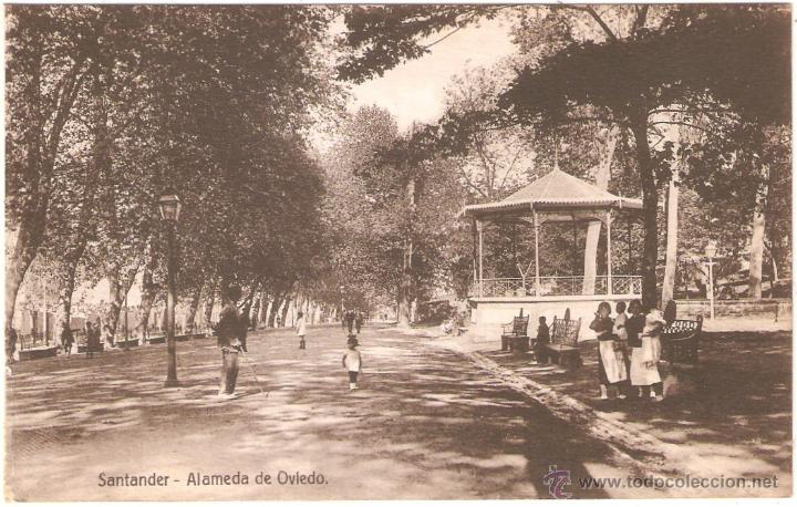 Postales: SANTANDER ALAMEDA DE OVIEDO - Foto 1