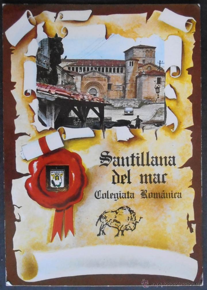 Cartes Postales: (33498)POSTAL SIN CIRCULAR,&ldquo;COLEGIATA ROM&Aacute;NICA&rdquo;,SANTILLANA DEL MAR,CANTABRIA,CANTABRIA,CONSERVACION,