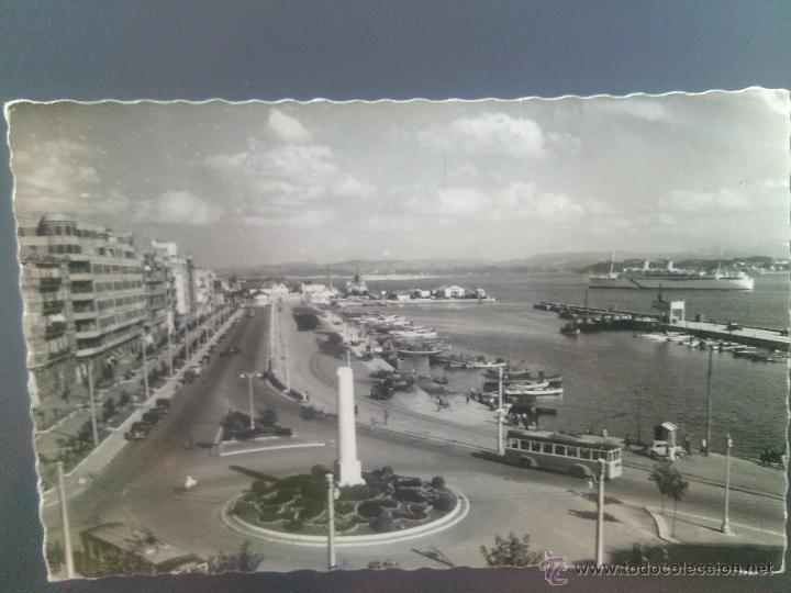 Postales: Santander. Calle de Castelar. Ediciones G&ordf; Garrabella. - Foto 1
