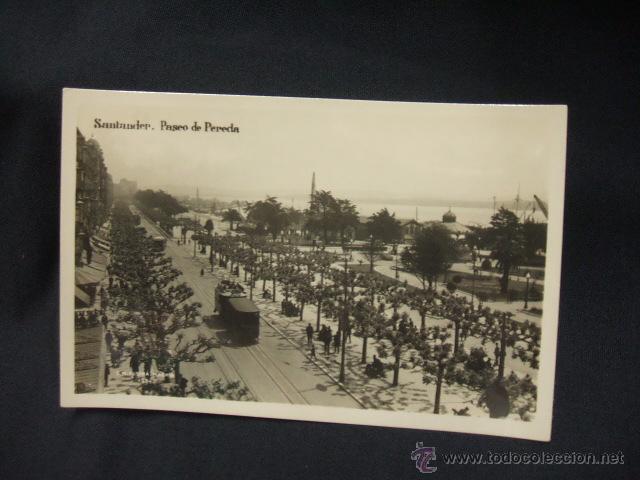 Postales: POSTAL - SANTANDER - PASEO DE PEREDA - - Foto 1