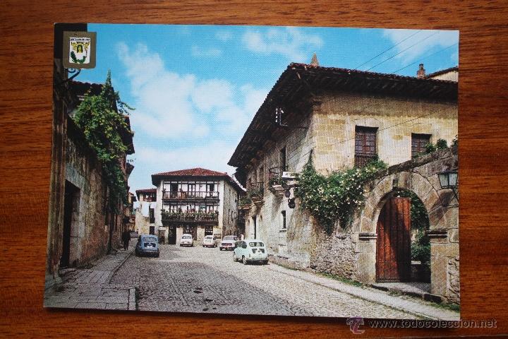 Cartoline: SANTILLANA DEL MAR. Calle de Santo Domingo.