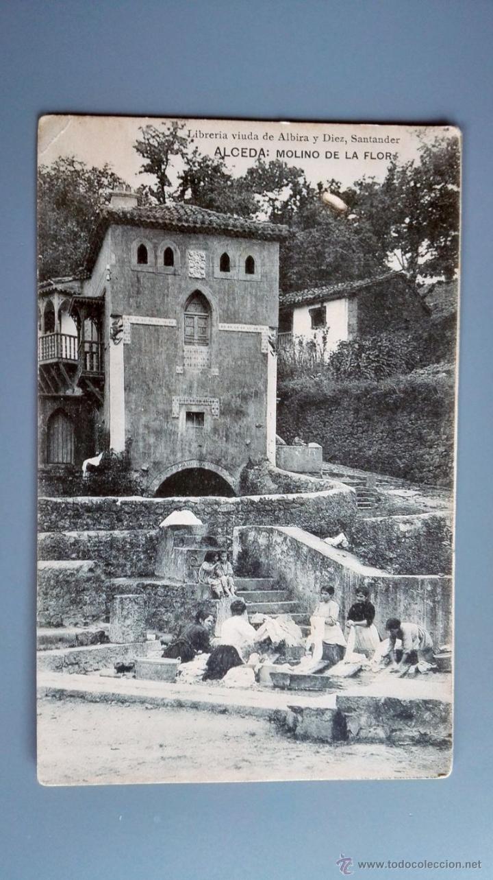 Postales: Alceda, Molino de la Flor. Libreria Albira, Santander. - Foto 1