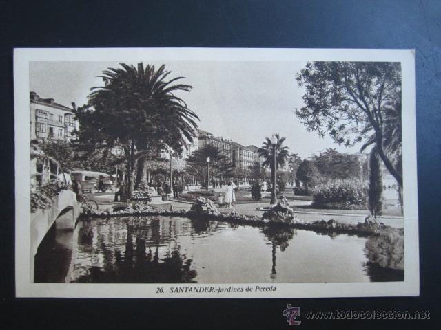 Postales: POSTAL CANTABRIA. SANTANDER. JARDINES DE PEREDA. - Foto 1