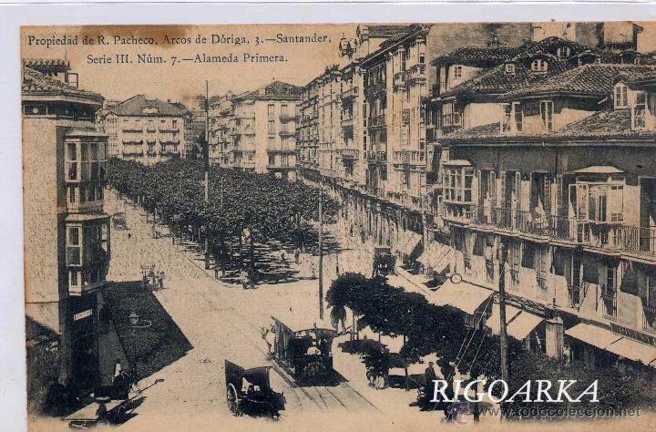Postales: SANTANDER.- ALAMEDA PRIMERA - Foto 1
