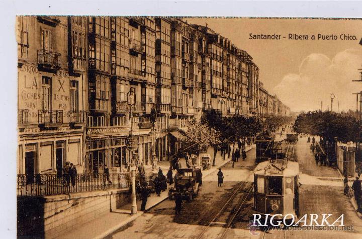 Postales: SANTANDER.- RIBERA A PUERTO CHICO - Foto 1