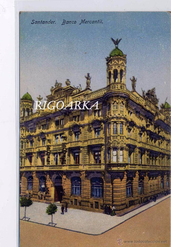 Postales: SANTANDER.- BANCO MERCANTIL - Foto 1