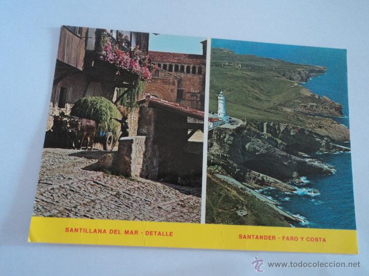 Postales: SANTILLANA DEL MAR Y COSTA DE SANTANDER - Foto 1