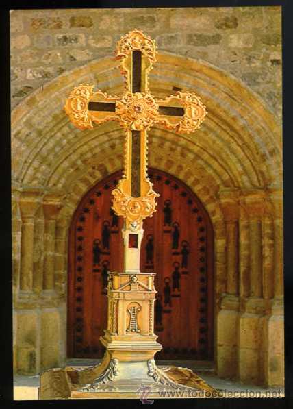 Postales: N&ordm; 128 Monasterio de Santo Toribio de Li&eacute;bana. Lignum Crucis. Foto: Bustamante de Potes.