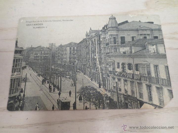 Postales: santander. alameda. libreria general - Foto 1