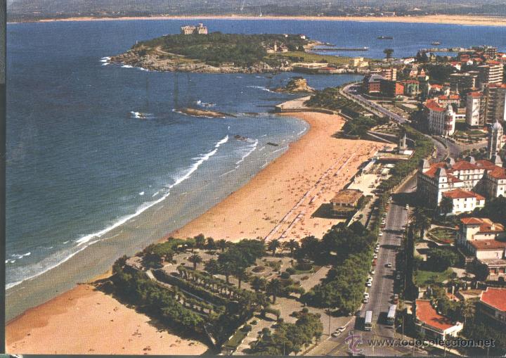 Postales: SANTANDER - PLAYA DEL SARDINERO - Foto 1