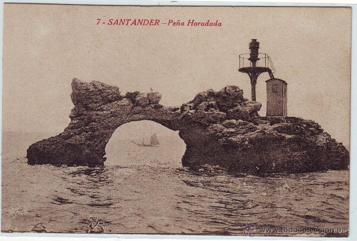 Postales: S-07  SANTANDER PE&Ntilde;A HORADADA - Foto 1