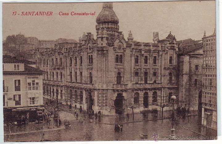 Postales: S-17  SANTANDER CASA CONSISTORIAL - Foto 1