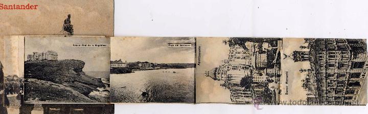 Postales: RECUERDO DE SANTANDER- DESPLEGABLE - Foto 4