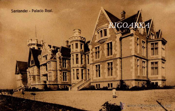 Postales: SANTANDER.- PALACIO REAL - Foto 1