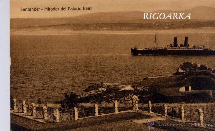 Postales: SANTANDER.- MIRADOR DEL PALACIO REAL - Foto 1
