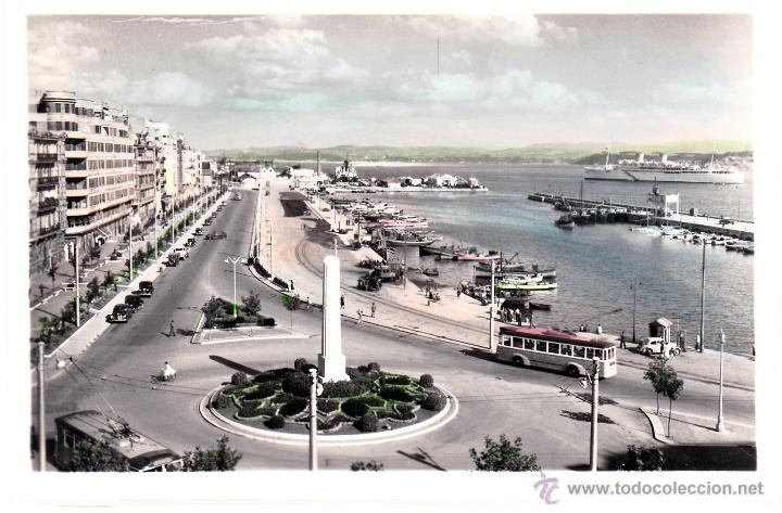 Cartes Postales: SANTANDER- CALLE DE CASTELAR - ED GARCIA GARABELLA-N&ordm; 1-SIN CIRCULAR-COLOREADA DE ACORDEON
