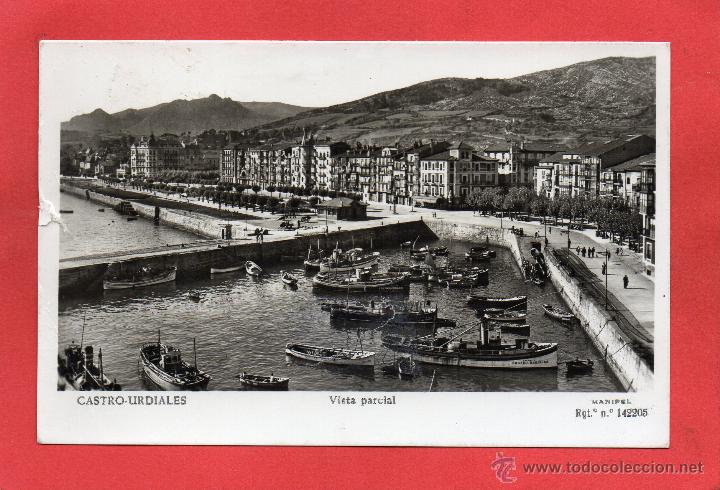 Postais: castro urdiales. vista parcial. manipel