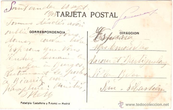 Postales: SANTANDER REAL PALACIO DE LA MAGDALENA 1913 - Foto 2
