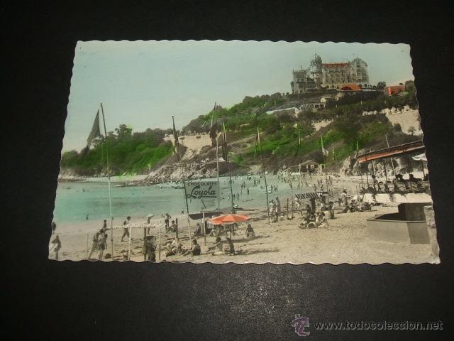 Postales: SANTANDER PLAYA DE LA MAGDALENA Y HOTEL REAL - Foto 1