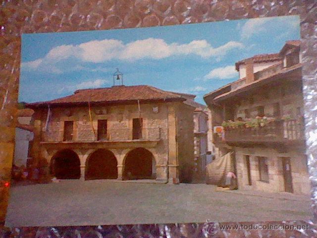 Postcards: AYUNTAMIENTO PLAZA GENERALISIMO COMILLAS CANTABRIA FOTO ROZAS S/N&ordm;