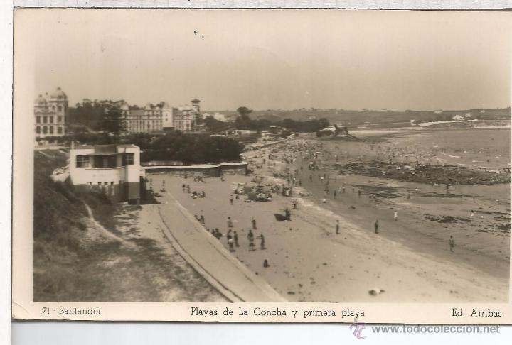 Postales: SANTANDER PLAYAS ESCRITA - Foto 1