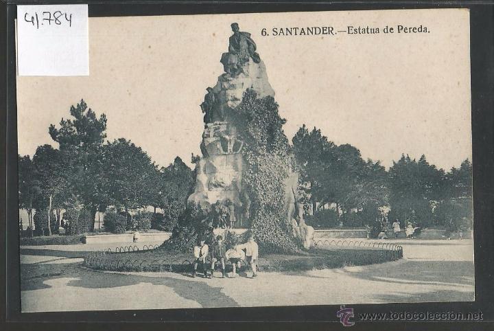 Postales: SANTANDER - ESTATUA DE PEREDA - (41784) - Foto 1
