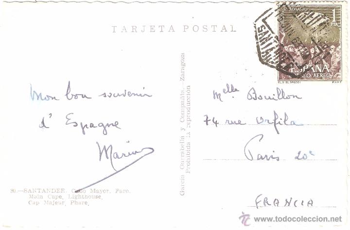 Postales: SANTANDER CABO MAYOR FARO - Foto 2