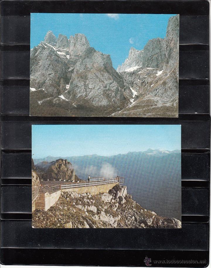 Postcards: FUENTE DE. MIRADOR DEL CABLE Y PE&Ntilde;A REMO&Ntilde;A. 2 POSTALES