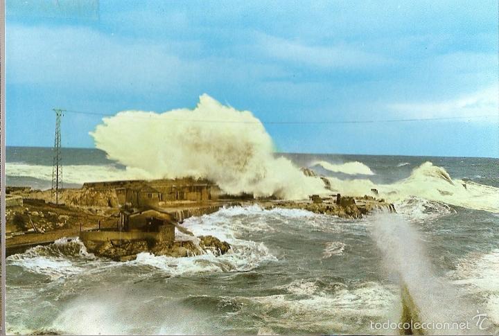Postales: POSTAL, LLANES, TEMPORAL EN LA COSTA, SIN CIRCULAR - Foto 1